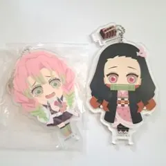 鬼滅の刃 アクリルキーホルダー 蜜璃 禰豆子 みつめてアクリルチャーム