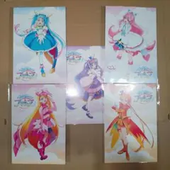 最終価格】ヒーリングっど♡プリキュア 等身大タペストリー 『4人