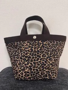 エルベシャプリエ 725F パンサートープ 舟型トートL レオパード ヒョウ