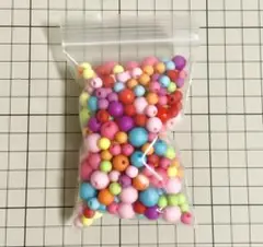 カラフル　ビーズ　約60g