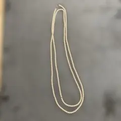 イミテーション　ホワイトパールネックレス　ロング