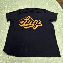 Stay プリント Tシャツ ブラック
