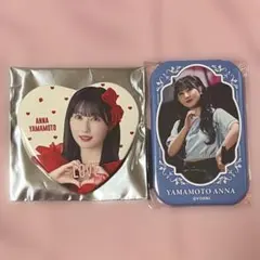 イコラブ 山本杏奈 DMMスクラッチ E賞 とくベチュ、して 缶バッジ
