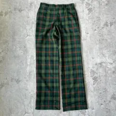 リ*ク様 希少 70s Stanbury タータンチェック ウールスラックス