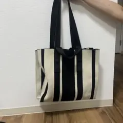 ZARA ストライプ トートバッグのサムネイル