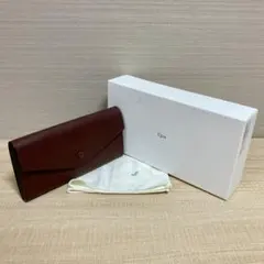 Epoi 長財布 ダークブラウン レザー ギャルソン 現行品 - メルカリ