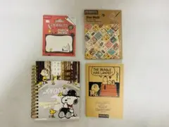 SNOOPY スヌーピー レターセット メモ帳 4点セット まとめ売り