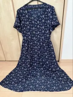 earth music&ecology ワンピース　ネイビー