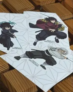 鬼滅の刃　ダイカットスッテカー　時透無一郎　冨岡義勇　不死川実弥　香港