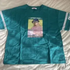 ピンクラテ　プリント Tシャツ　サイズS