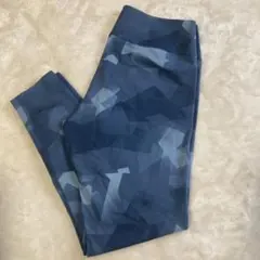 UNIQLO AIRism レギンス　Lブルー迷彩