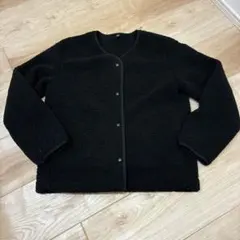 ⭐️美品⭐️UNIQLO レディース　ボアコート　ジャケット　ブラック