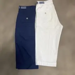 ネイビー ホワイト ショートパンツ Ｓサイズセット　ikka