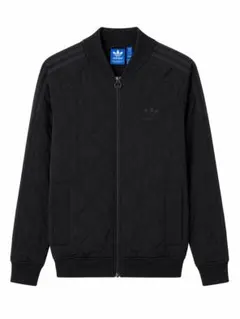 adidas ブラック キルティングジャケット L