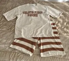 ジェラートピケ　HOMME ルームウェア上下セット