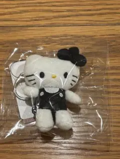 ハローキティ LOWRYSFARM Me%トイキーホルダー ブラックキルト