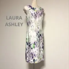 LAURA ASHLEY ローラ アシュレイ花柄 ノースリーブワンピースのサムネイル