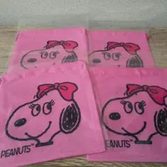 【4枚セット】スヌーピー♡巾着袋