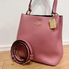 希少カラー 美品　コーチ 2way バケット1011 coach