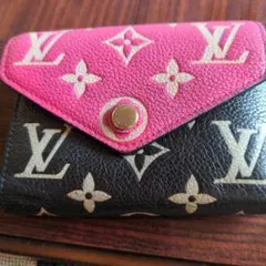 【極美品】ルイヴィトン　モノグラムアンプラント　ポルトフォイユ　ヴィクトリーヌ バイカラーモノグラム・アンプラント ポルトフォイユ