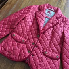 BURBERRY BLUE LABEL キルティングジャケット レッド