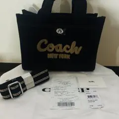 Coach コーチ 26 カーキ カーゴトートバッグ 2wayロゴ ショルダー