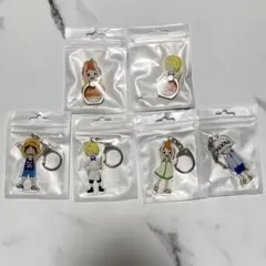 ワンピース ONEPIECE スマホリング アクリルキーホルダー 6点セット