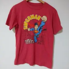 スーパーマン Tシャツ 半袖 赤 ヴィンテージ かわいい
