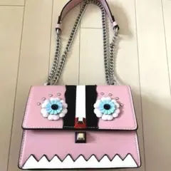 2way ピンクのショルダーバッグ ハンドバッグにも♪ 新品 モチーフバッグ