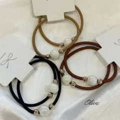 ヘアゴム3色6本セット