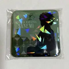 鬼滅の刃 モクテルバー 銀座 缶バッジ 不死川実弥 チャーム アクリルパネル 鬼滅の刃 不死川実弥 1周年記念 箔押し缶バッジ モクテルバー 銀座 鬼