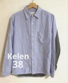Kelen　ケレン　チェックドッキングシャツ