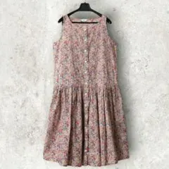 【美品】 Parkes パークス リバティ ノースリーブ ワンピースのサムネイル