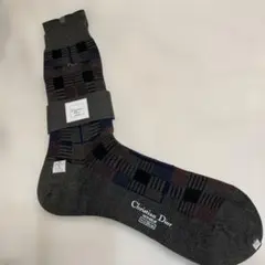 DIORソックス【新品/未使用/正規品】 新品未使用 Christian Dior メンズソックス 25㎝ - メルカリ
