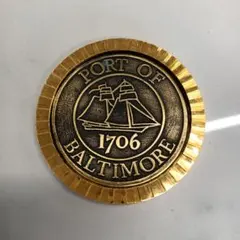 1706年 ポートオブ　ボルチモア港 メダル