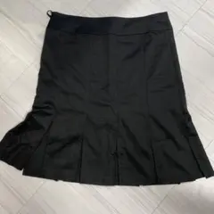 UNTITLED ブラック スリットスカート 42