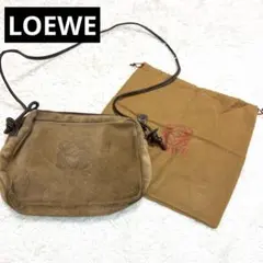 スエード ショルダーバッグ