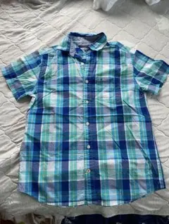 TOMMY HILFIGER 半袖ワイシャツ チェック柄