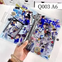 名探偵コナン シャカシャカ アクリル バインダー ノート帳 シール帳 A6 新品