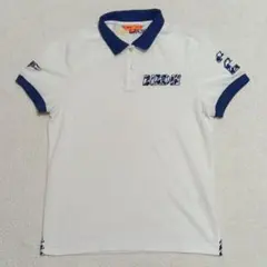 BEAMS GOLF ビームスゴルフ ロゴマーク英字刺繍ポロシャツ(M)のサムネイル