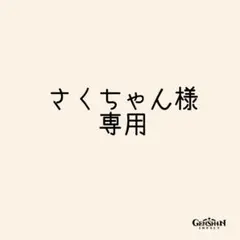 さくちゃん様専用ページ