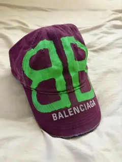 BALENCIAGA BBロゴ キャップ ブラック ピンク - メルカリ