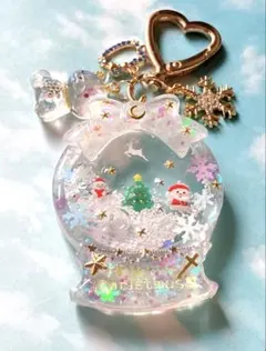 NO.2948☆はこ猫 クリスマス ハンドメイドキーホルダー チャーム NO.2948☆はこ猫 クリスマス ハンドメイドキーホルダー チャーム 猫