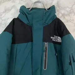 ノースフェイス　ハイベント　ワンポイント刺繍　ダウンジャケット　グリーン　Ｓ