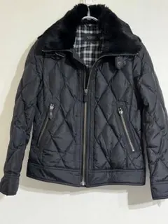 BURBERRY BLACK LABEL ラビットファー ダウン Mサイズ