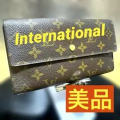 ④☆良品♪モノグラム 三つ折り長財布 - メルカリ
