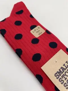 【日本製】水玉柄レディースソックス