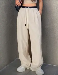 スウェットワイドパンツ ワイドパンツ