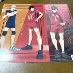 ハイキュー!! 横断幕 クリアファイル 音駒 黒尾 研磨 月島 烏野 ゴミ捨て場