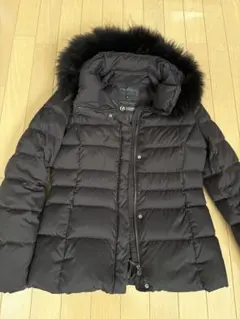 専用【美品】INDIVI ブラック ショートダウンコート 36